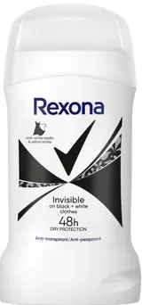 Rexona Invisible Black & White tuhý antiperspirant