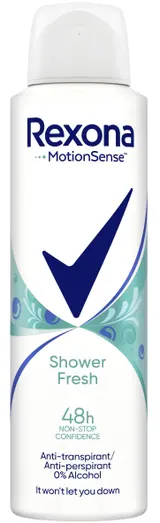 Rexona Motionsense Antiperspirant sprej shower clean dry & fresh