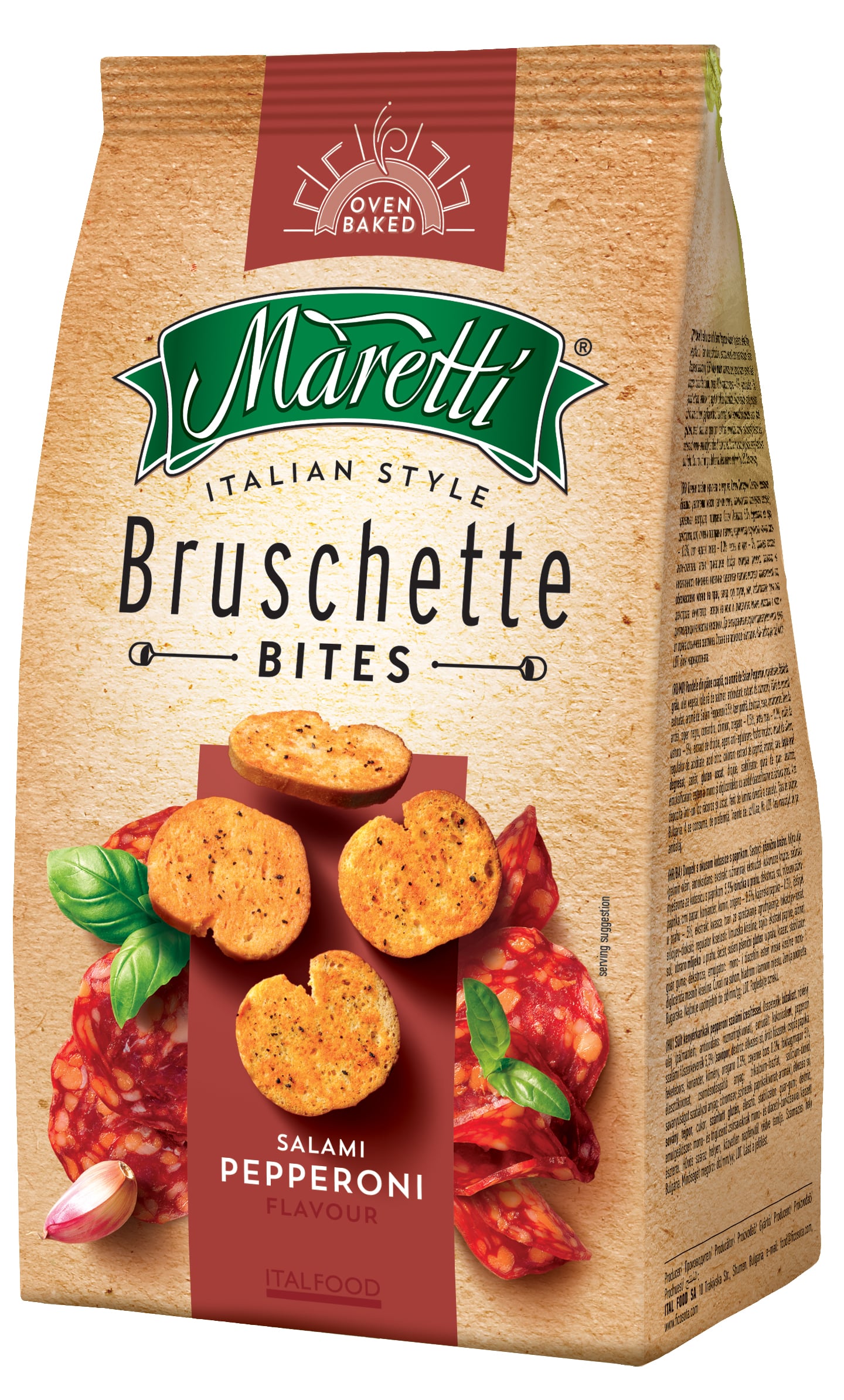 Maretti Bruschette s příchutí salám pepperoni