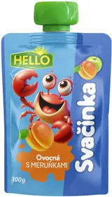 Hello Ovocná svačinka s meruňkami a vitaminem C kapsička