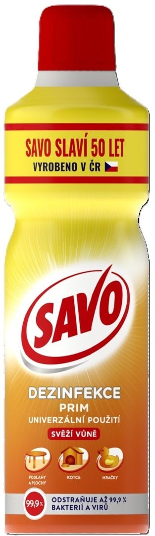 Savo Prim čisticí a dezinfekční prostředek