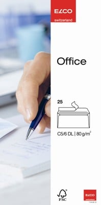 Elco Samolepicí obálky C6/5 s krycí páskou