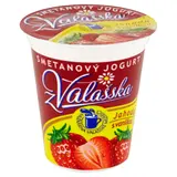 Mlékárna ValMez Smetanový jogurt jahoda s vanilkou