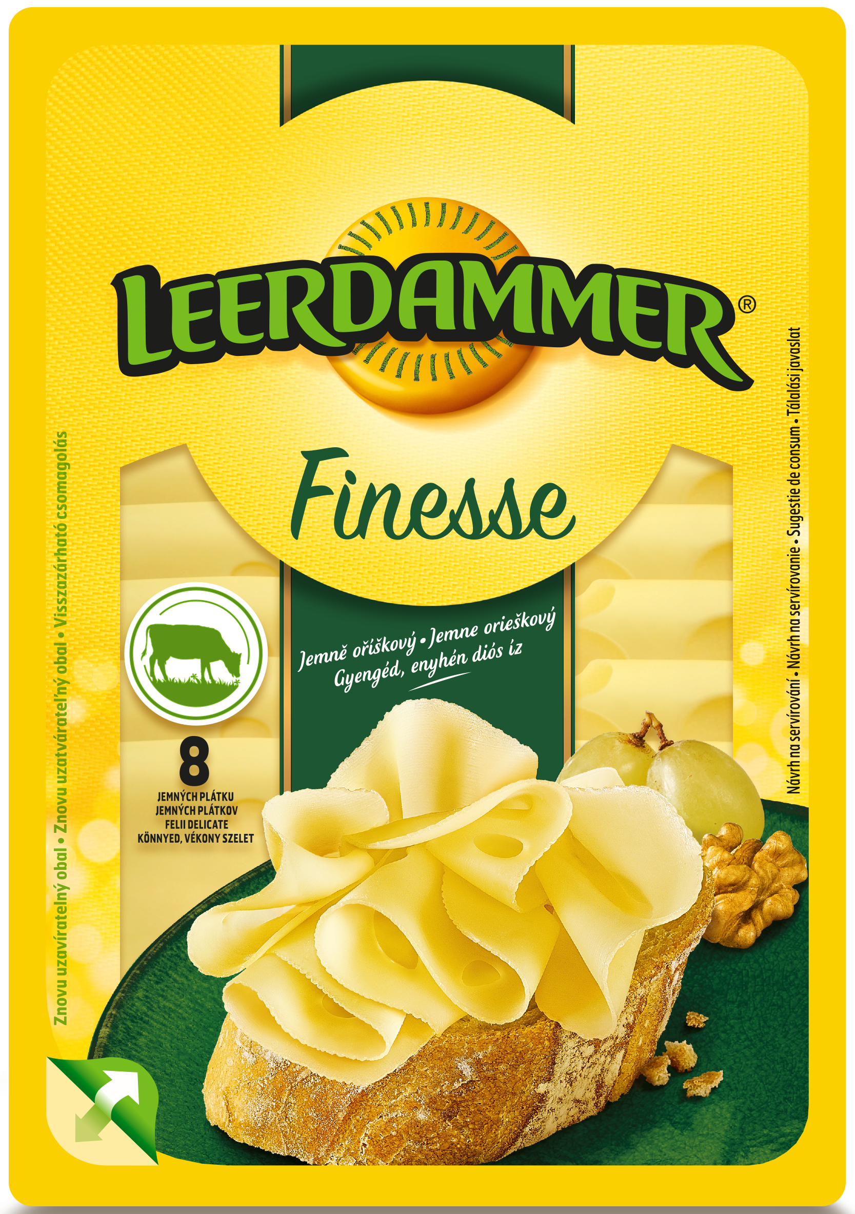 Leerdammer Original Finesse sýr plátky