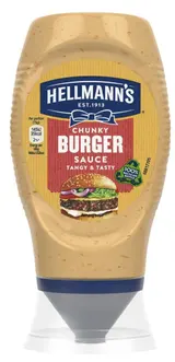 Hellmann’s Grilovací omáčka k masu Chunky burger