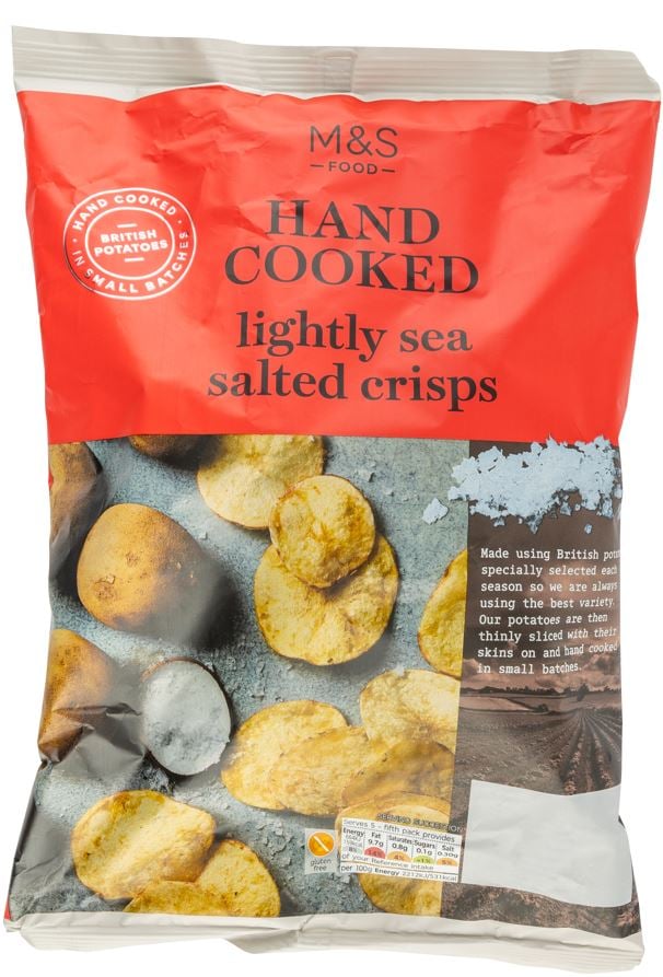 Marks & Spencer Brambůrky s mořskou solí ručně dělané
