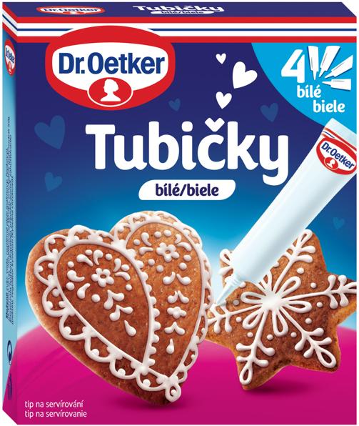 Dr.Oetker Tubičky na zdobení bílé