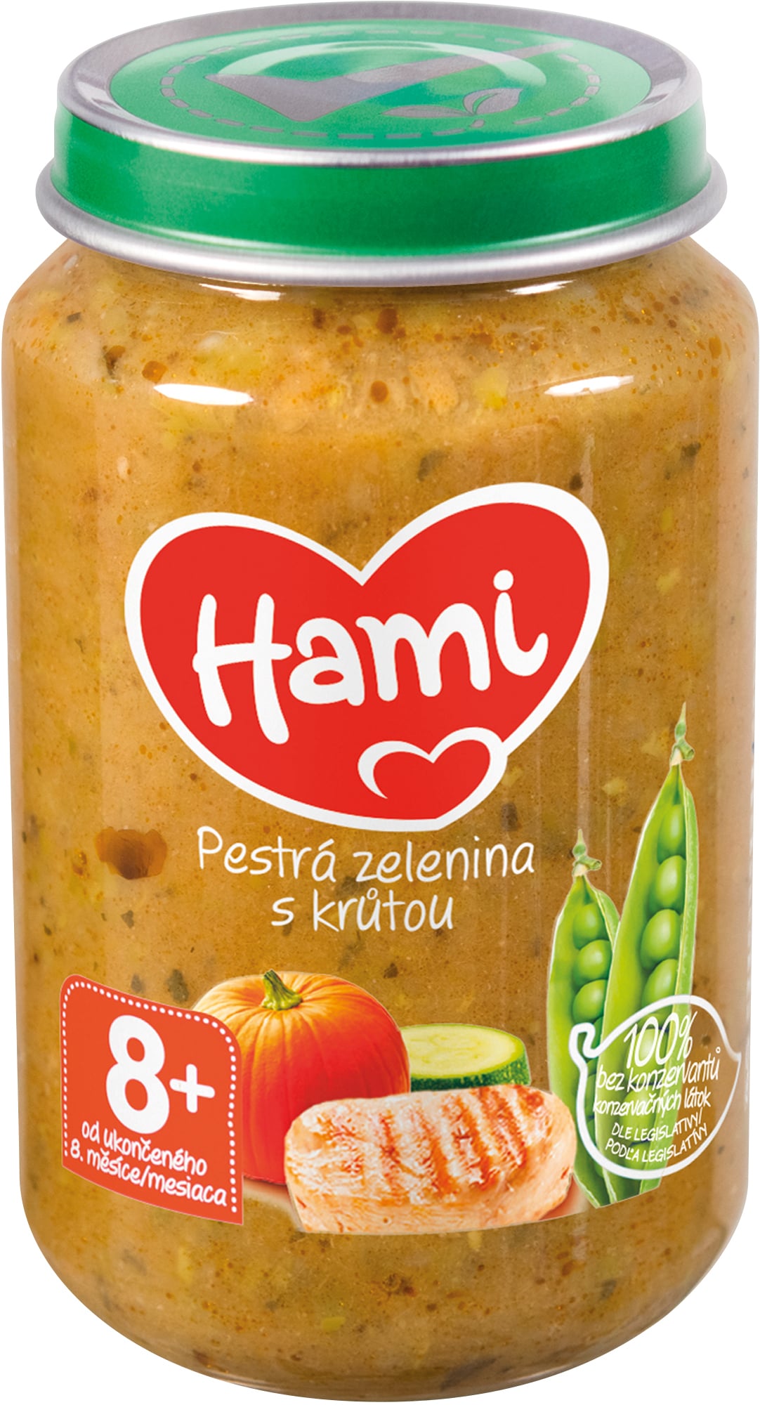 Hami Příkrm pestrá zelenina s krůtou