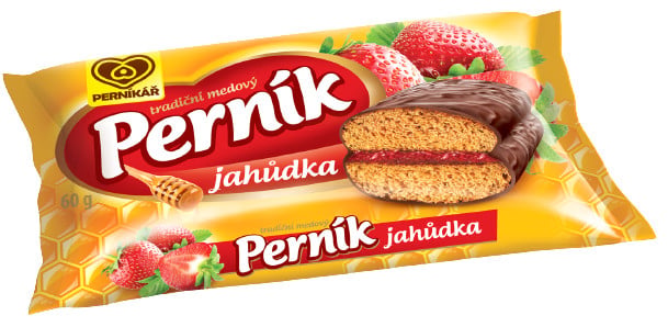 Perníkář Tradiční medový perník jahůdka