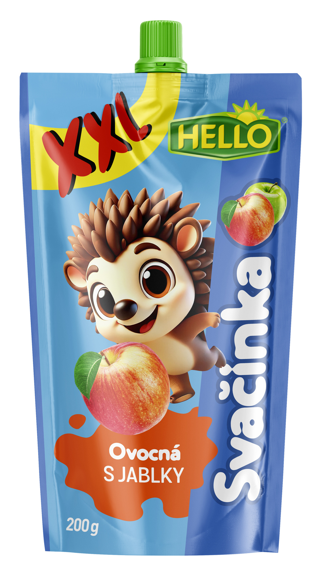 Hello Ovocná svačinka XXL s jablky kapsička