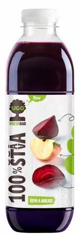 UGO RAW červená řepa a jablko