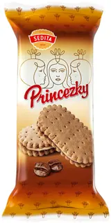Sedita Princezky sušenky s kávovou náplní