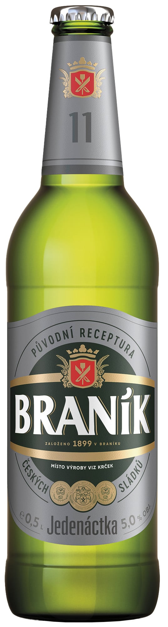 Braník Jedenáctka pivo ležák světlý