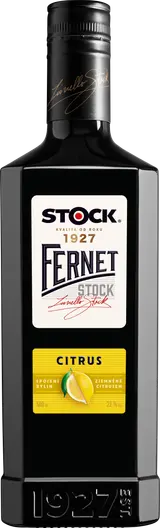 Fernet Stock Citrus Bylinný likér 27% obj.