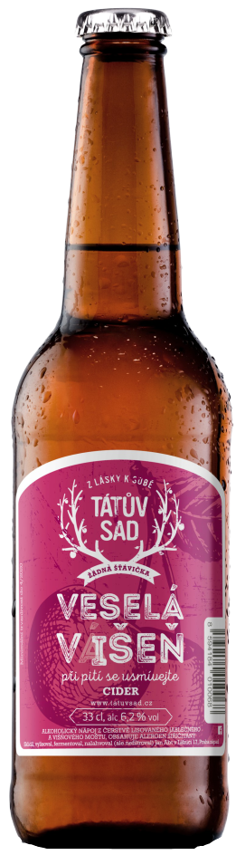 Tátův sad Cider višňový