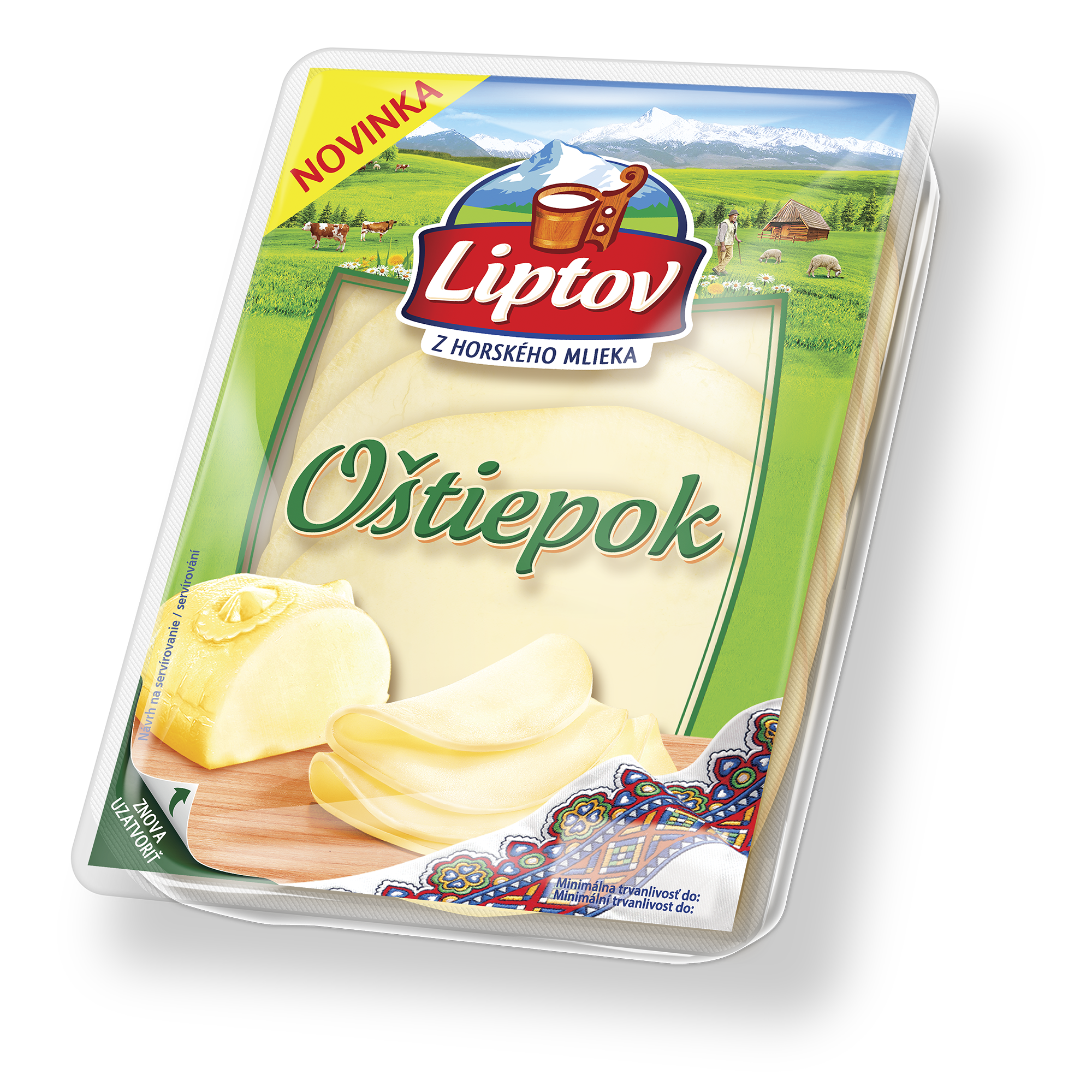 Liptov Oštiepok plátky neuzené