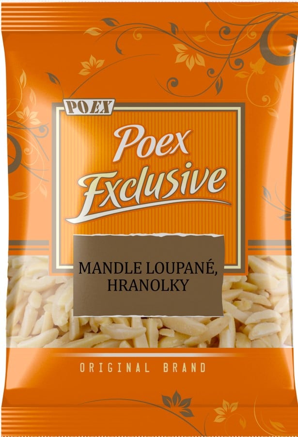 Poex Loupané mandle hranolky