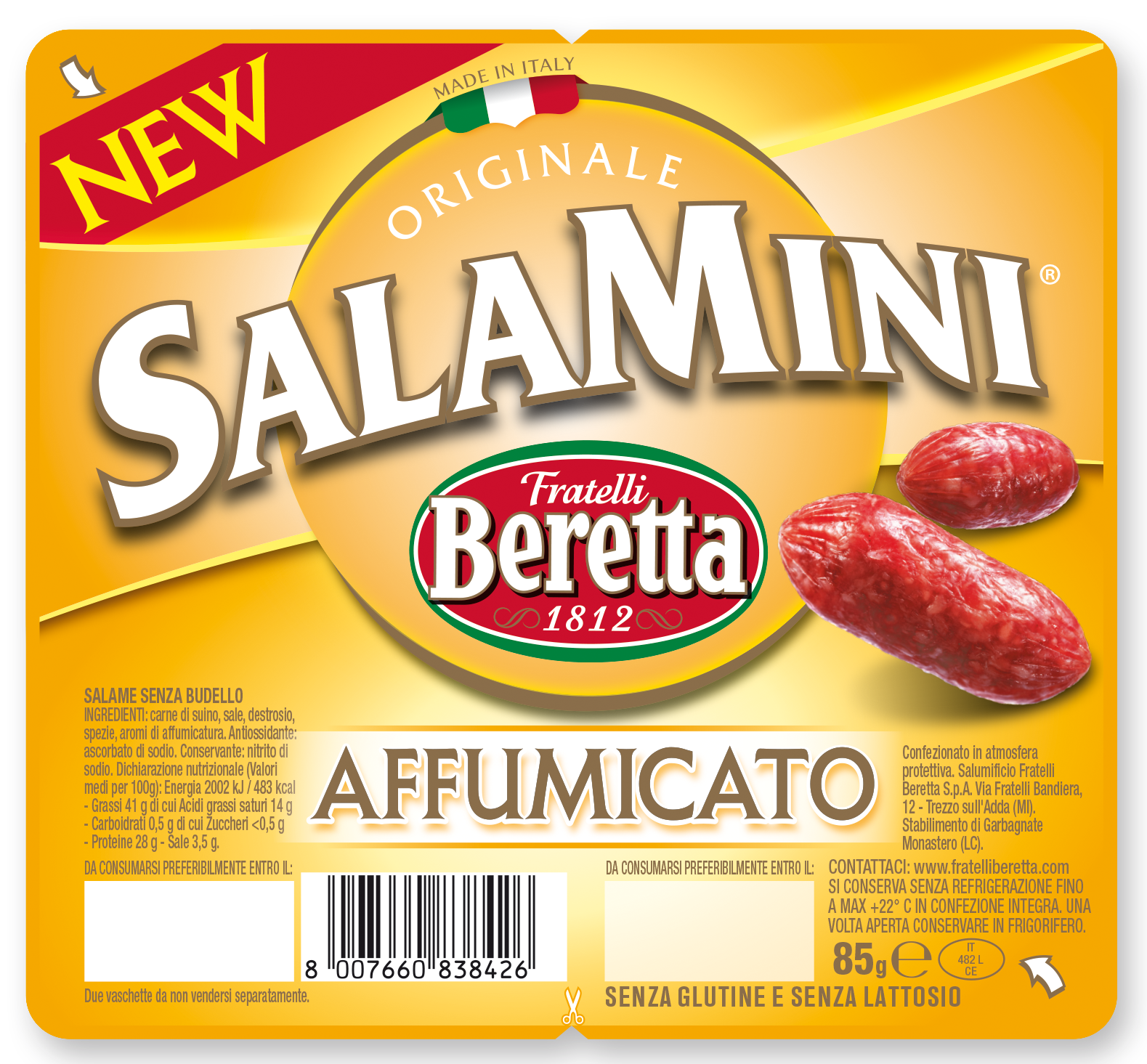 Fratelli Beretta Tapasové SalaMini uzené