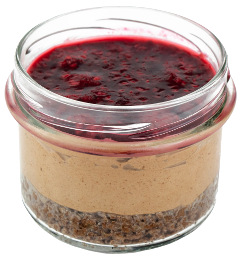 Ovocný Světozor Čokoládový cheesecake ve skleničce