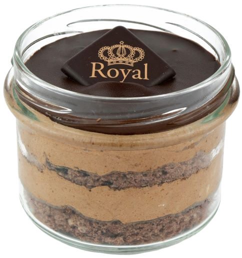 Ovocný Světozor Royal dort ve skleničce
