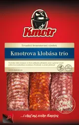 Kmotr Kmotrova klobása trio krájená