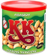 K&K Arašídy pražené nesolené