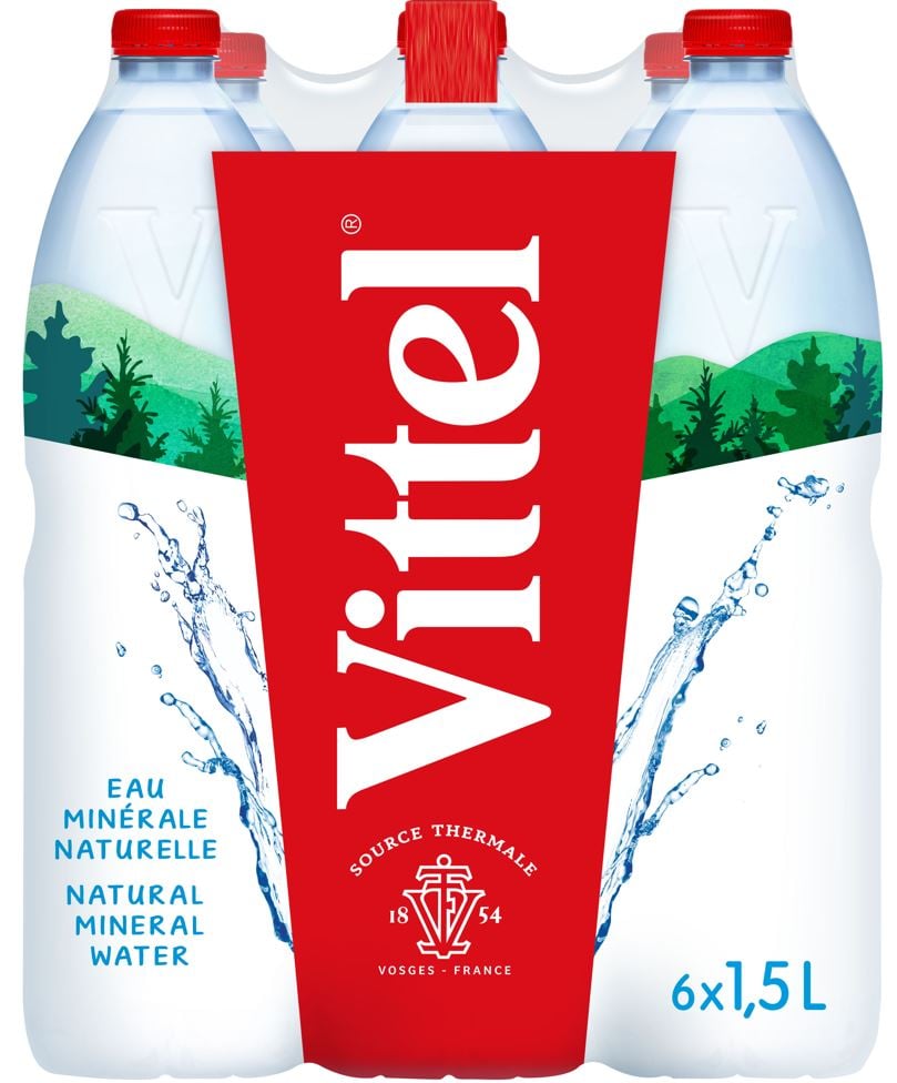 Vittel® Minerální voda neperlivá (6×1,5 l)