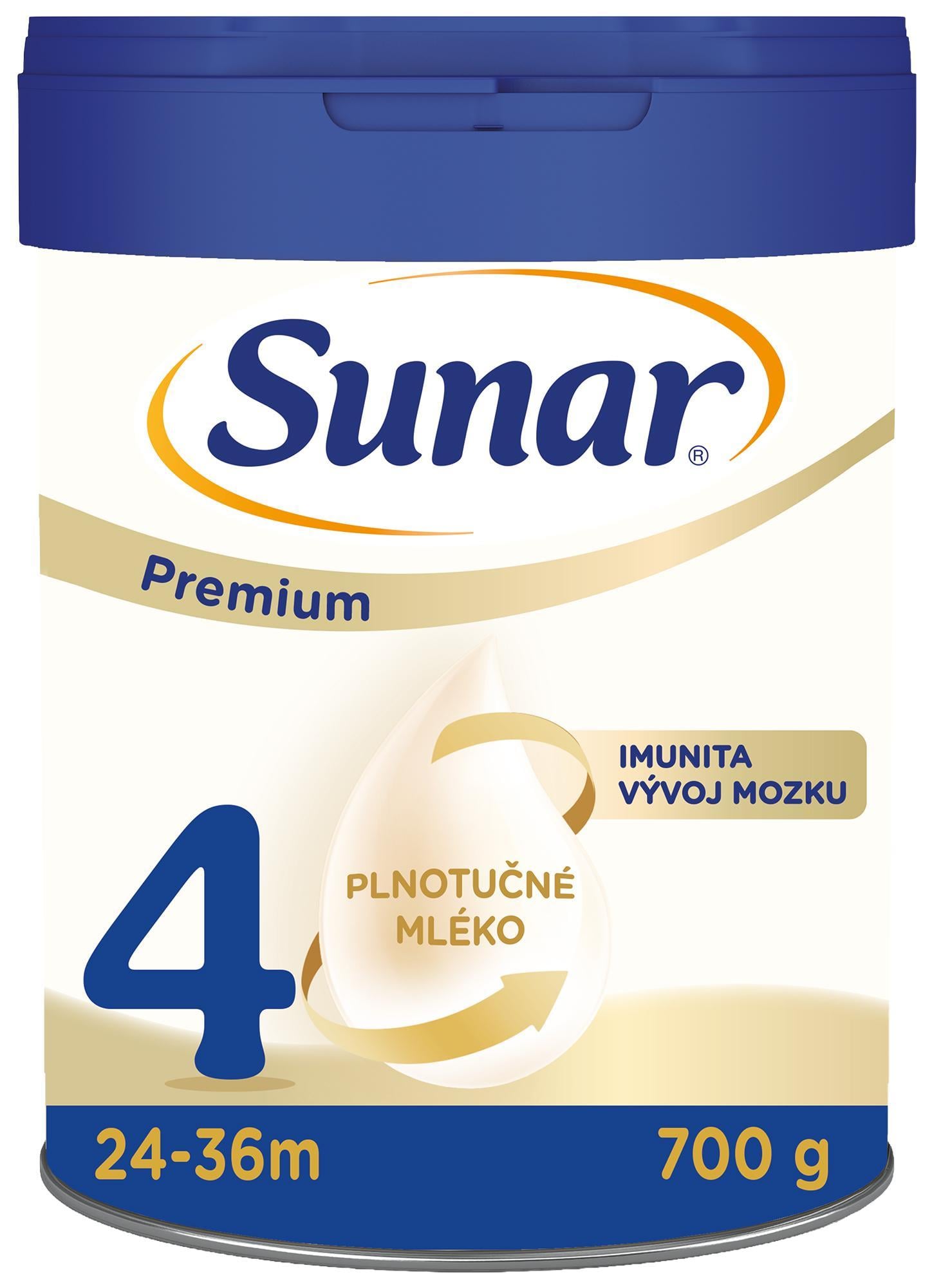 Sunar Premium 4 HMO, mléčná výživa pro malé děti