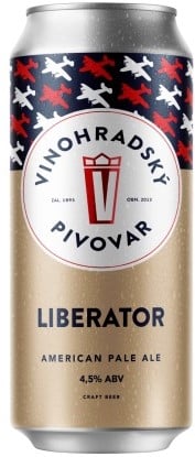 Vinohradský pivovar Liberator APA plech
