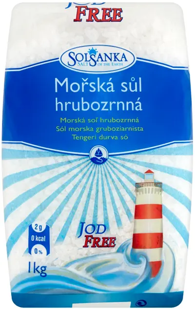 Solsanka Mořská sůl hrubozrnná