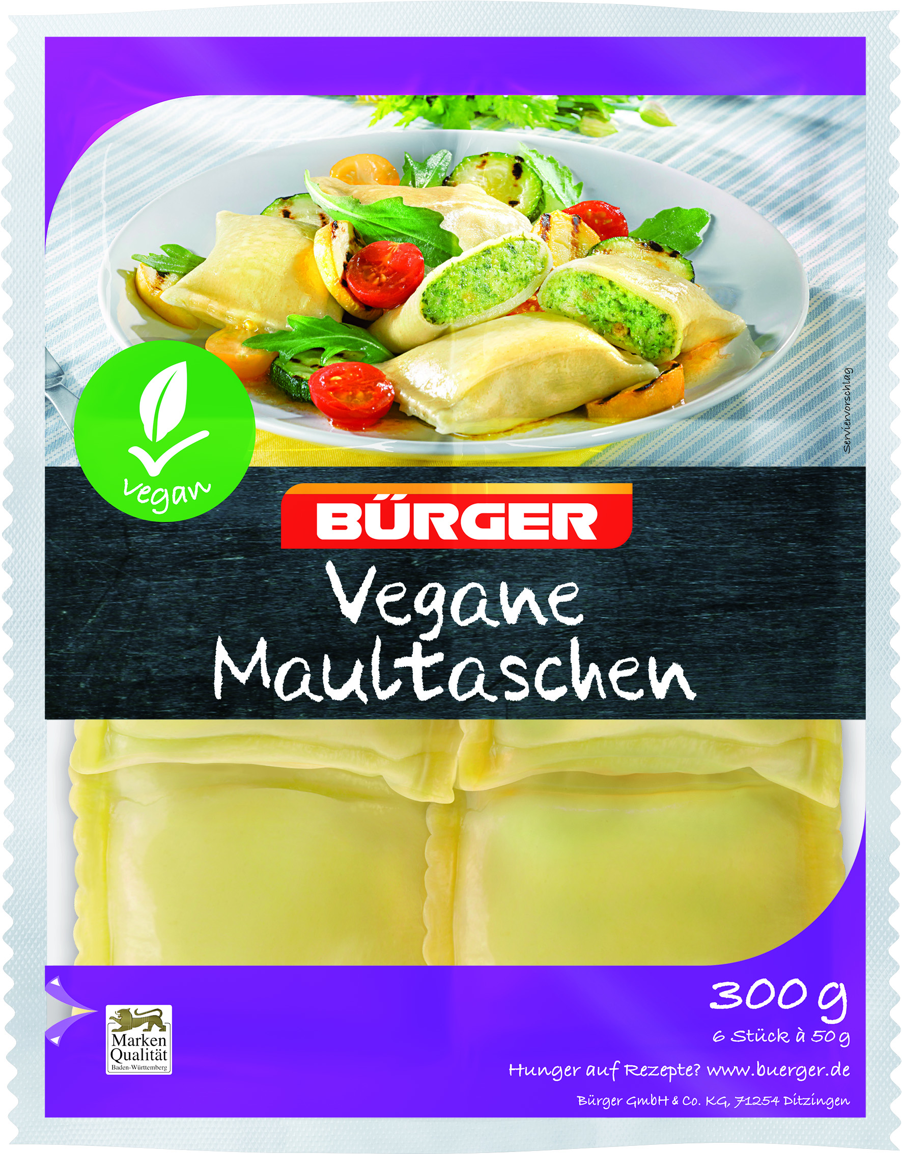 Bürger Taštičky plněné vegan