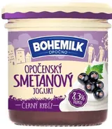 Bohemilk Opočenský smetanový jogurt černý rybíz