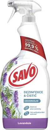 Savo Antibakteriální čisticí a dezinfekční sprej levandule