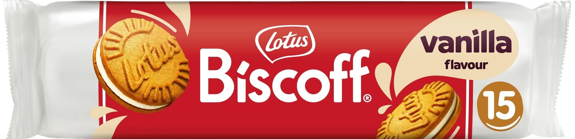 Lotus Biscoff Sušenky plněné krémem s vanilkovou příchutí