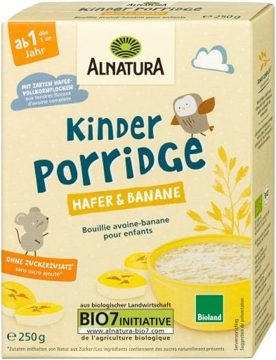 Alnatura BIO Dětská kaše ovesno-banánová