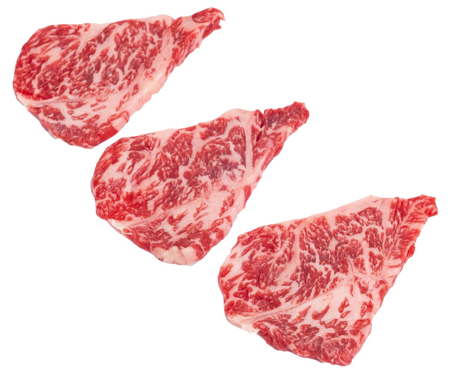Naše maso Wagyu Sloupnice tenké křehké plátky na sukiyaki