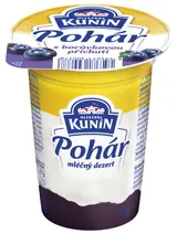 Mlékárna Kunín Pohár mléčný dezert s příchutí borůvka