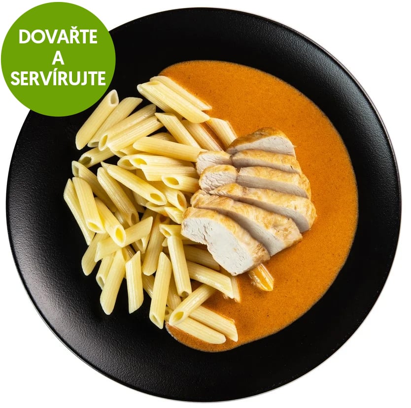 Kuře na paprice s těstovinami od Jana Bureše