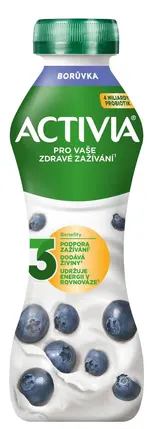 Activia Probiotický jogurtový nápoj borůvka