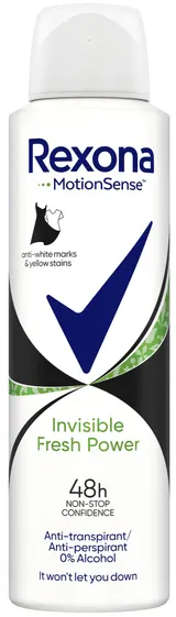 Rexona Invisible Antiperspirant fresh & power