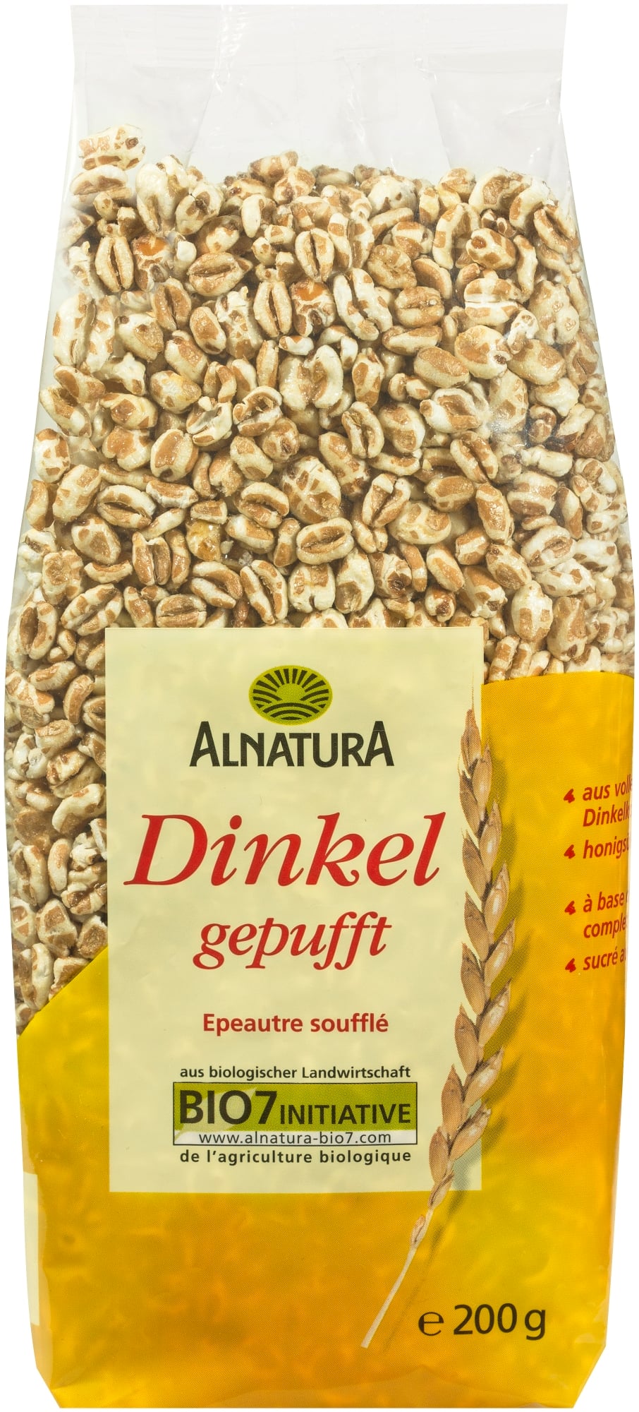 Alnatura BIO Pufovaná špalda slazená medem
