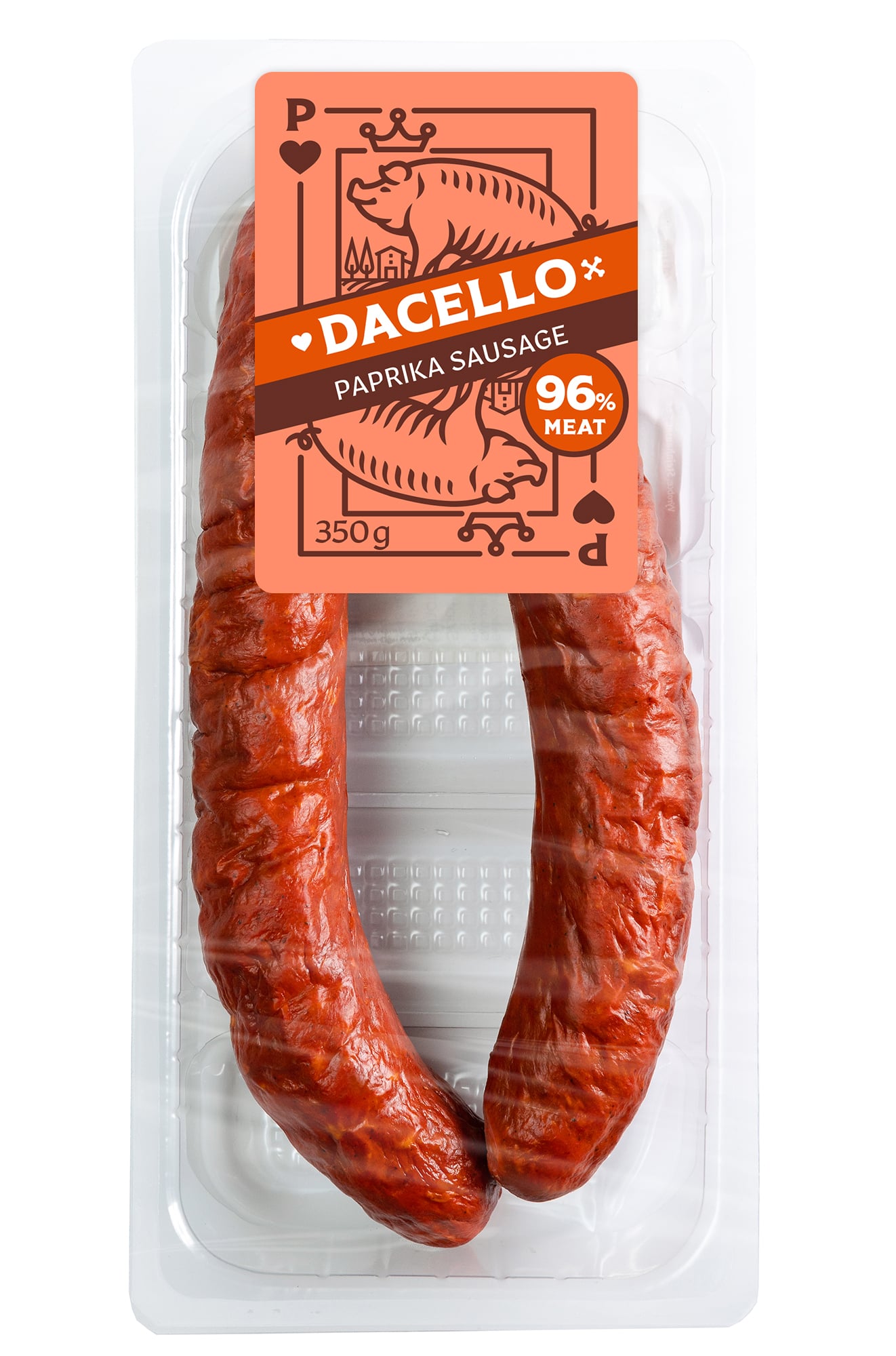 Dacello Klobása Papriková 96 %