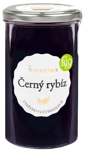 Šafránka BIO Černý rybíz extra džem výběrový speciální