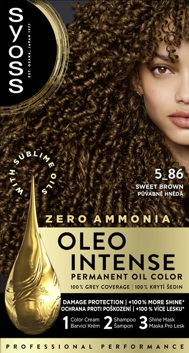 Syoss Oleo Intense barva na vlasy Půvabně hnědý 5-86