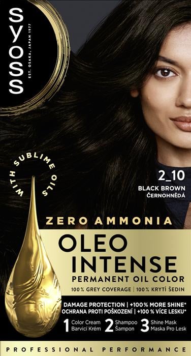 Syoss Oleo Intense barva na vlasy Černohnědý 2-10