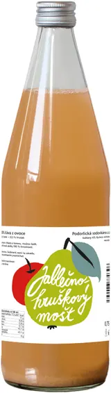 Podorlický jablečný mošt s hruškou