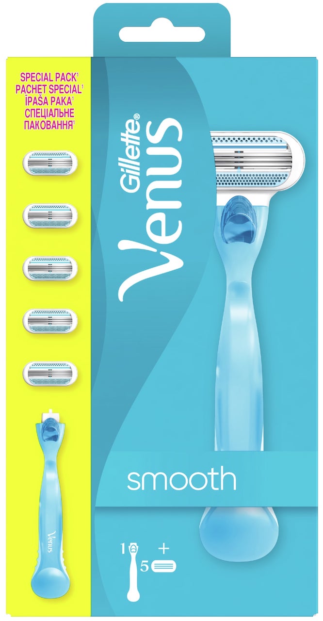 Gillette Venus Smooth Holicí strojek – 5 holicích hlavic