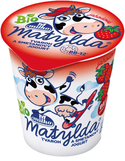 Matylda BIO Tvarohový dezert jahoda