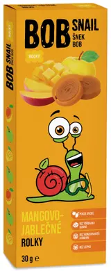 BOB Snail Ovocné rolované plátky mango a jablko
