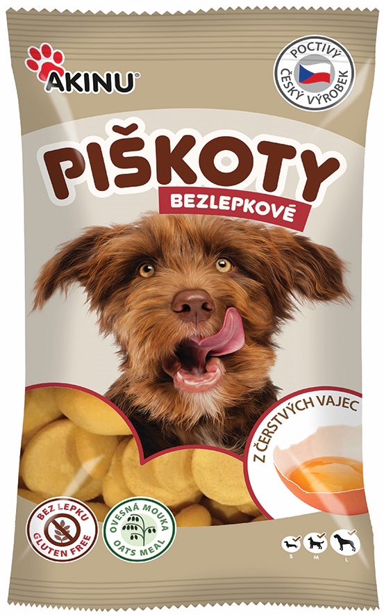Akinu Bezlepkové piškoty pro psy